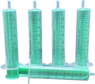 5 Stück 10ml medizinische Einwegspritze B. Braun Spritze basteln Einmalspritze - Bild 1 von 2