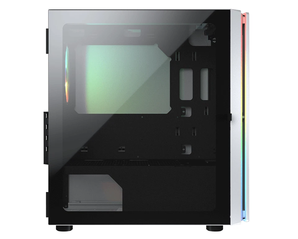 Cougar Purity RGB White Micro ATX Gaming Case & ARESGAME AGV 500W PSU Bundle - Image 4 of 4