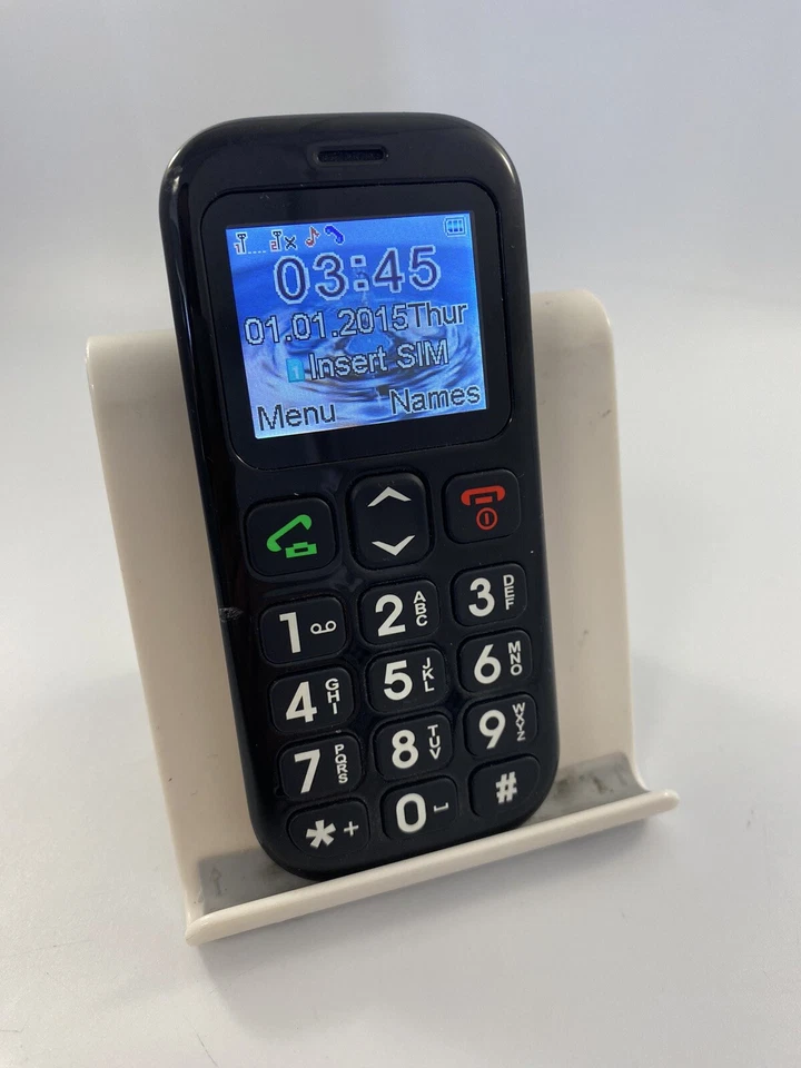 Unbranded W03 Ezzy Black Unlocked Dual Sim Classic Mobile Button Phone - Image 2 of 4