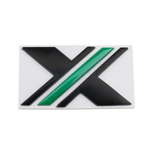 Car Rear Trunk Lid 3d Metal X Emblem Badge Nameplate Sticker For Mg5 Mg6 Mga Mgb