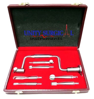 7 PCs Hudson Brace hand drill Surgical orthopedic Instruments Set With ...