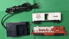 HO Scale Train Lot Life-Like Transformer 390J AHM Santa Fe Engine Cookie Box Car