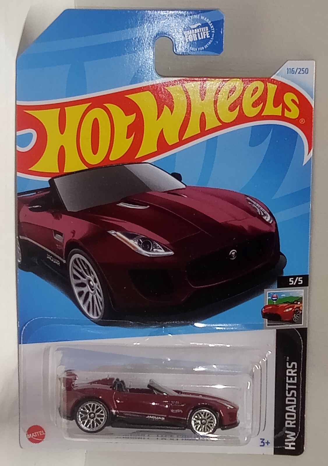 2024 Hot Wheels 2015 Jaguar F-Type Project 7 116/250 Roadsters 5/5 Red