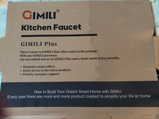 GIMILI Pull-Down Kitchen Faucet - Premium Brass, Dual Spray Modes, Modern Design
