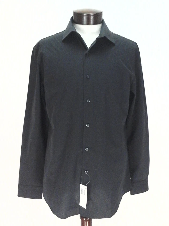 Camisa de Vestir Gris SIN LISTAR KENNETH COLE Gris L/S Calce Ajustado FÁCIL CUIDADO Para Hombres M $60 Foto 2 de 4