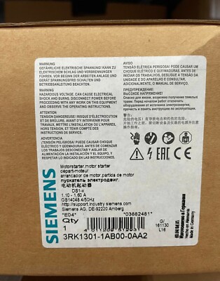 1pcs brand new Siemens 3RK1301-1AB00-0AA2 3RK13011AB000AA2 Rapid delivery