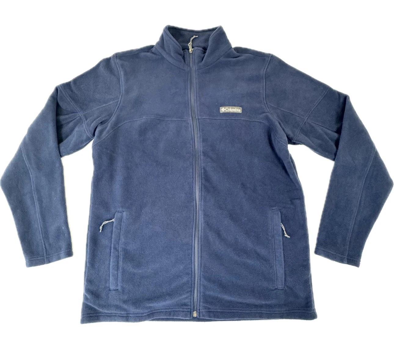 Columbia men’s Basin Trail III full zip fleece jacket navy blue size LG - product detail image 3
