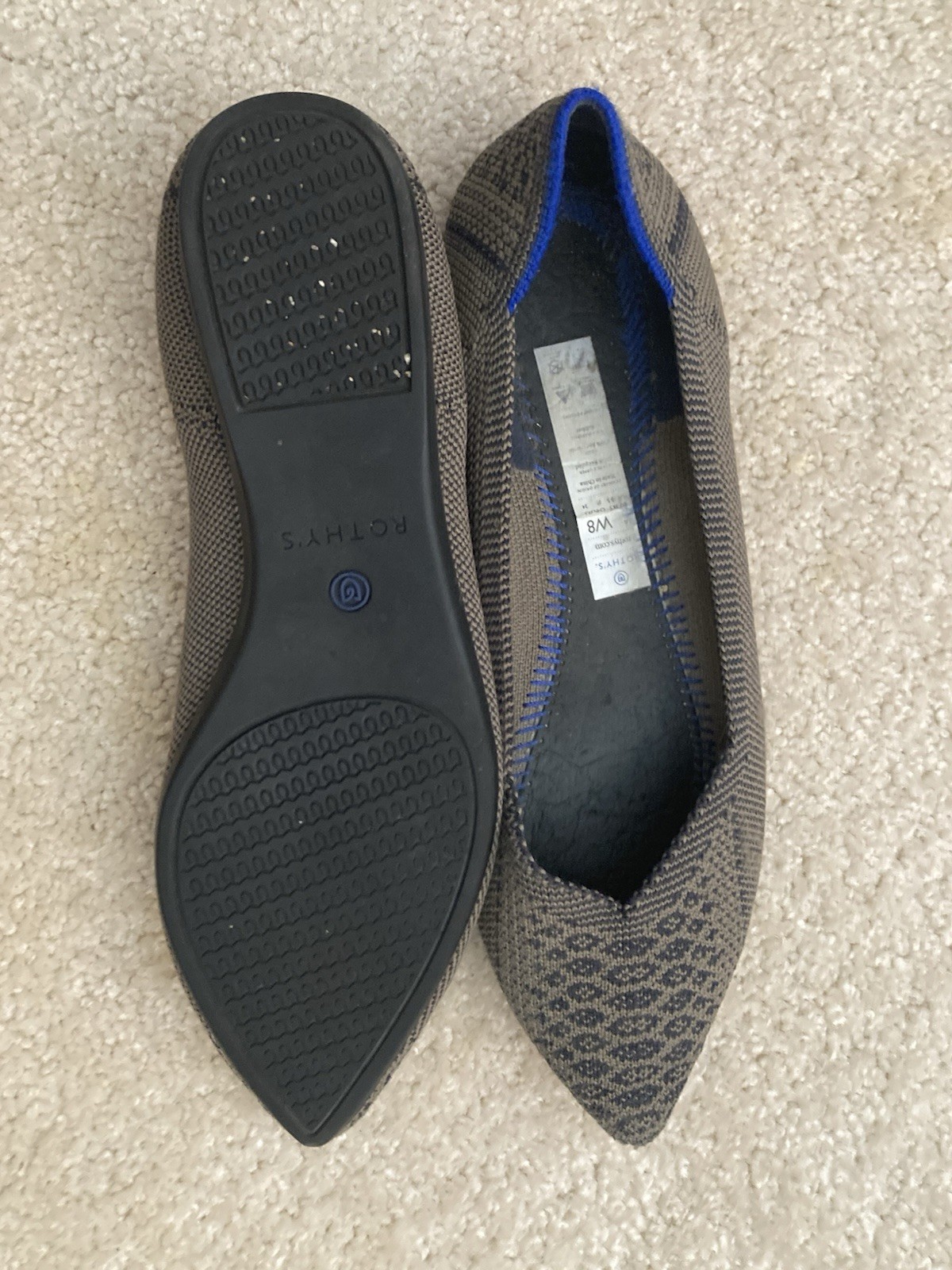 ROTHY'S The Point Walnut Python Retired Print 8 3… - image 7