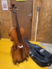 Hungarian “Berini” 4/4 Cello With Bow And Padded Carry Bag