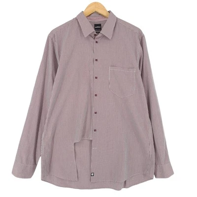Strellson Chemise Classique Homme Quentin-C Carreaux Bordeaux Coton Taille 44 - Photo 1/4