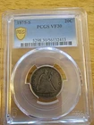 1875-S Twenty Cent Seated Liberty Silver Type Coin Vf30 Grade By PCGS