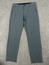 Vuori Pants Mens 31 Gray Aim Performance Stretch Tech Chino Casual *32x29.5