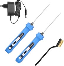 DOMINOX 2PCS Electric Foam Cutter, Styrofoam Cutting Hot Wire Pen, 100-240V 15W