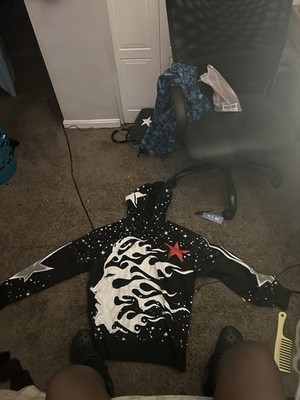 Hell Star Hoodie Unisex All Ages Adult And Kids Large Black