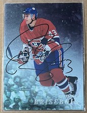 1998-99 Be a Player Autographs Patrice Brisebois #216 Montreal Canadiens