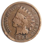 ⭐ 1904 Indian Head Cent Penny ⭐ 122 YEAR OLD COIN ⭐ [ACTUAL COIN]💖