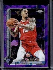 2025-26 Topps Chrome Sapphire Brandon Clarke Purple Refractor #/75 Grizzlies