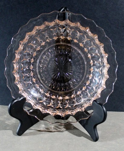 Pink Jeanette Holiday Buttons & Bows Rimmed Soup Bowl