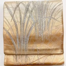 6666 Japanese Vintage Fukuro Obi Belt Kimono Fabric Silk Traditional