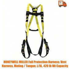 HONEYWELL MILLER H13110022 Safety Harness,L/XL Harness Sizing 60MM11