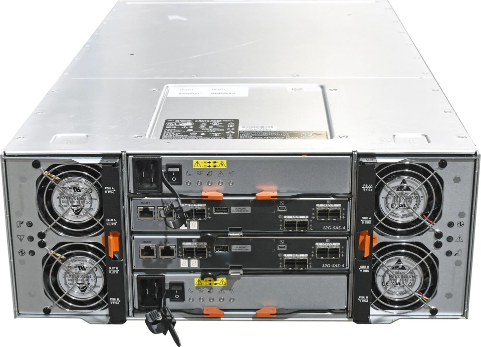 Dell PowerVault MD3460 2x 12Gb SAS Controller 0C0VHX 60x Bay LFF 2x 1755W PSU 4U - Bild 2 von 3