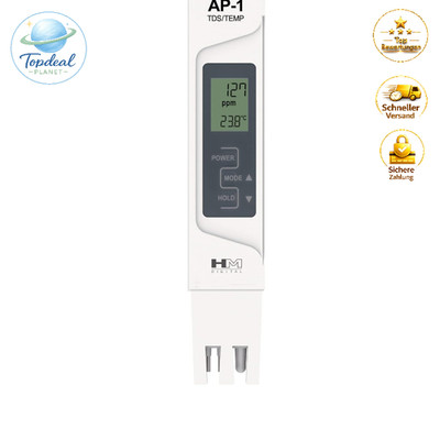 Wassertester TDS- und Temperaturmesser ATC PRO für Wasserqualität Messgerät