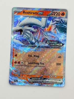 Reshiram ex (Journey Together Stamped) 030/159 Miscellaneous Cards & Products...