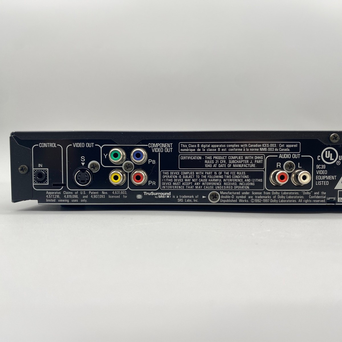 Pioneer DV-440 DVD Player w/ VXX2702 Component Remote Tested