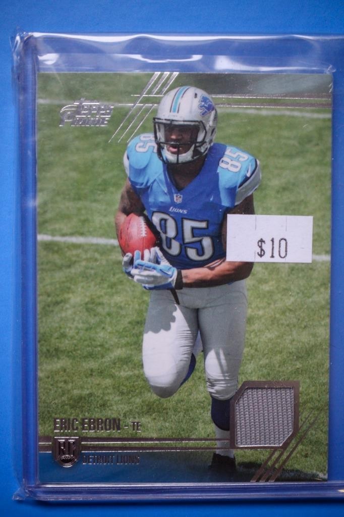 ERIC EBRON RC 2014 Topps Prime  Color Jersey Patch Rookie Detroit Lions / Colts