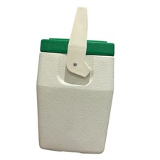 Caja De Enfriador Aislada Caja De Cofre De Hielo Con Portador De Temperatura Versatil Refrigerador De Retencion Caliente Fria Para Pescar Bbq Beach Blanco