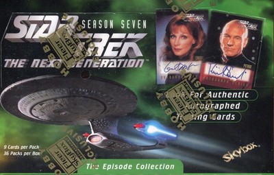 Star Trek The Next Generation TNG Episodes Season 7 Card Box 36 Packs