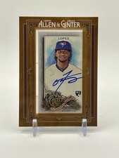 Otto Lopez 2022 Topps Allen & Ginter #MA-OL Rookie Card Auto Toronto Blue Jays. rookie card picture