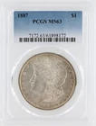 1887 Morgan Silver Dollar PCGS MS63 S$1 Philadelphia Minted No Reserve