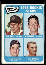 1965 Topps Bill Davis/Mike Hedlund/Floyd Weaver/Ray Barker Rookie Low Grade Set