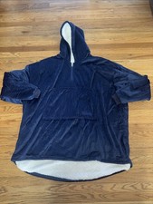 The Comfy Original Oversized Wearable Blanket Hoodie Navy Blue OS
