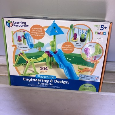 Learning Resources Playground Building Set 104 Pieces New In Box