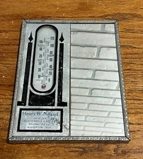 Vintage Neitzel Grocery & Meats Store Advertising Sign Thermometer Ashippun Wis