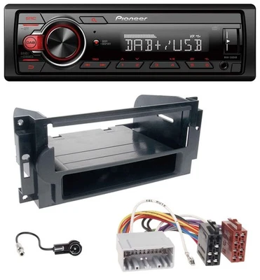 Pioneer MP3 1DIN DAB USB AUX Autoradio für Chrysler PT Cruiser 300C Dodge Jeep C - Bild 1 von 4