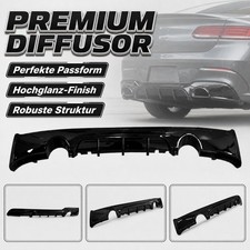 Diffusor Hinten Heckdiffusor Schwarz Sport f�r f�r BMW 2er F22 F23  Duplex