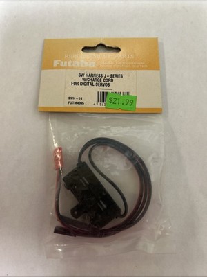 NOS Futaba FUTABA FUTM4385 SW HARNESS J-SERIES W/CHG CORD FOR DIGITAL SERVOS R/C