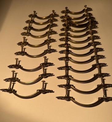 Lot of 23 Vtg Amerock Carriage House 735-1 Cabinet Drawer Pull Handles 3  COC