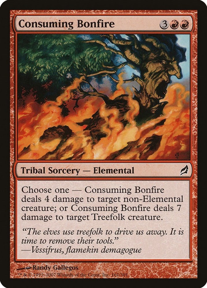 Consuming Bonfire 161 MTG Lorwyn C NM