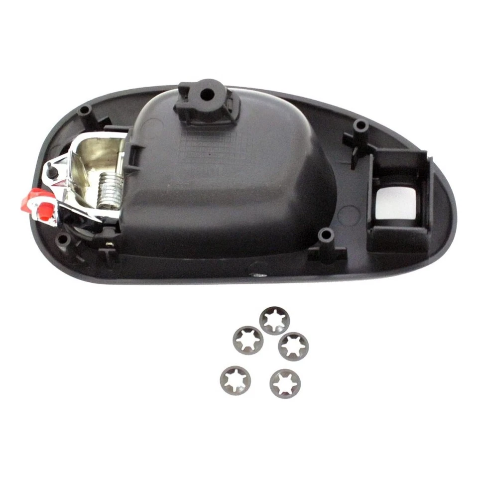 For Chrysler LHS 1999-2001 Interior Door Handle | Black Housing | Chrome Lever Foto 2 de 4