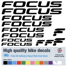 Focus bike decals labels with free bike protection (27 pack) free delivery