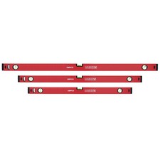 SET 3 pezzi livelle 90 120 180 cm bilancia direzionale bilancia di misurazione bilancia da costruzione alluminio 1,2 mm