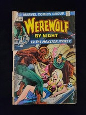 Werewolf By Night #14 The Monster Strikes! 1975 Bronze Age Marvel Comics Low Gra