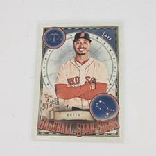 2019 Topps Allen & Ginter #BSS-4 Mookie Betts Baseball Star Signs Boston Red Sox