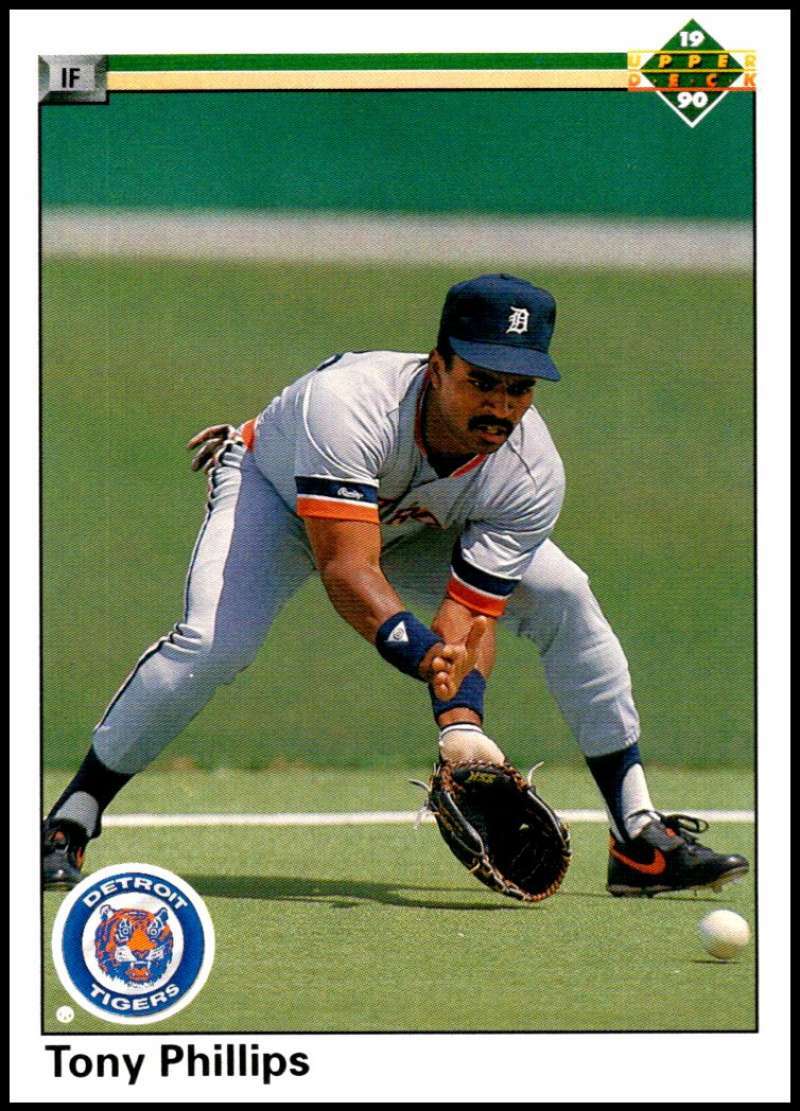 Brightliver トニー 1990 Upper Deck #768 Tony Phillips Tigers | eBay