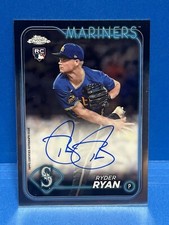 2024 Topps Chrome Ryder Ryan Auto Rookie Seattle Mariners #RA-RR