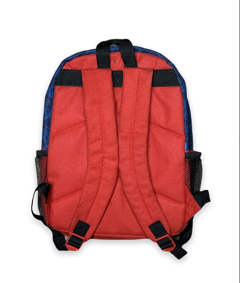 Mochila escolar Marvel 3D para niños dibujos animados Spiderman poliéster ligero Foto 2 de 4
